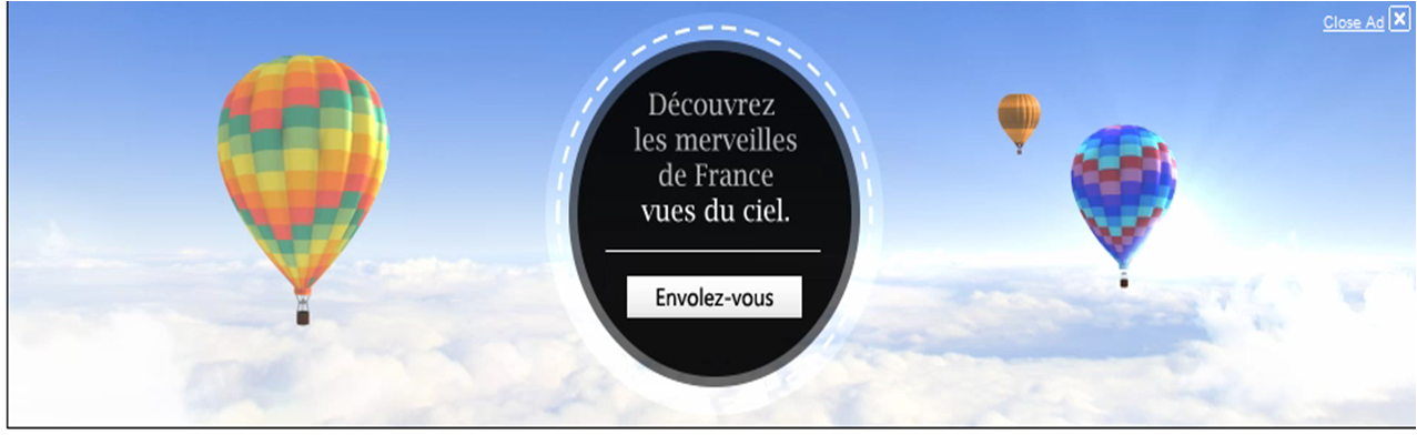 publicité banniere originale