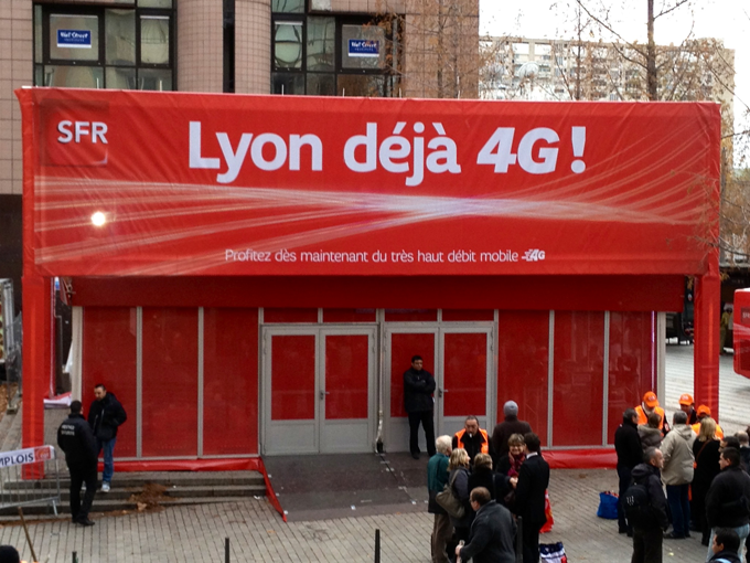Lyon 1ère ville SFR 4G Ready